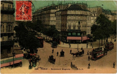 Carte postale ancienne Paris 10e - Boulevard Magenta
                                                                     à Paris 10e
                                