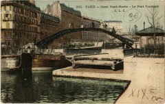 Paris 10e - Canal Saint-Martin à Paris 10e