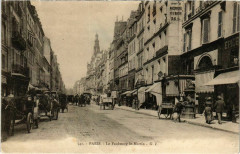 Carte postale ancienne Paris 10e - Le Faubourg St-Martin
                                                                     à Paris 10e
                                