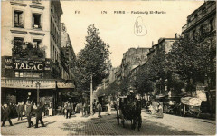 Faubourg Saint-Martin à Paris 10e