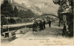 Paris 10e - Bords du Canal Saint-Martin à Paris 10e