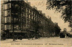 Paris 10e - Le Boulevard de Strasbourg à Paris 10e