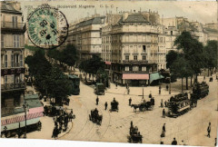 Carte postale ancienne Paris 10e - Boulevard Magenta
                                                                     à Paris 10e
                                