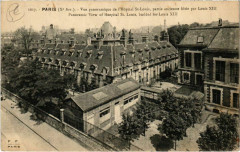 Paris 10e - Vue Panoramique de Hopital St-Louis à Paris 10e