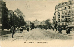 Paris 10e - La Gare de l'Est à Paris 10e
