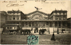Paris 10e - La Gare de l'Est à Paris 10e