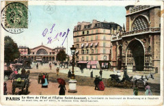 Paris 10e - La Gare de l'Est à Paris 10e