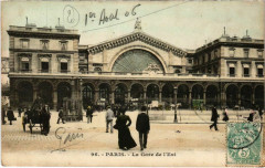 Paris 10e - La Gare de l'Est à Paris 10e
