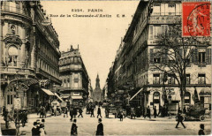 Paris 9e - Rue de la Chaussée-d'Antin à Paris 9e