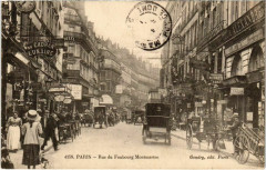 Paris 9e - Rue du Faubourg Montmartre à Paris 9e