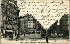 Paris 9e - Le Boulevard Haussmann à Paris 9e