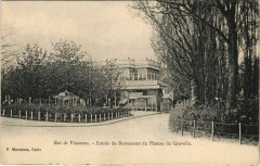 Carte postale ancienne Bois de Vincennes - Restaurant du Plateau de Gravelle
                                                                     à Paris 12e
                                