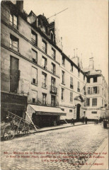 Paris - Maison ou le Docteur Raspail donns ses soins de 1840 à Paris