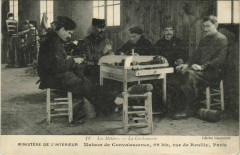 Carte postale ancienne Maison de Convalescence - rue de Reuilly - Les Métiers - La Cordonnerie
                                                                     à Paris 12e
                                
