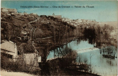 Carte postale ancienne Thouars - coté de Crevant - Vallée du Thouet
                                