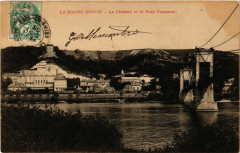 La Roche-Guyon - Le Chateau et le Pont Suspendu