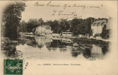 Samois Petit bras de Seine, Vue Amont France -
													77 Seine et Marne
												