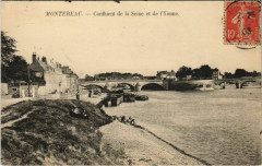 Montereau Confluent de la Seine et de I'Yonne France