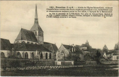 Provins Abside de l'Eglise Sainte-Croix France à Provins