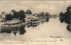 Nemours Vue prise de la Passerelle France à Nemours