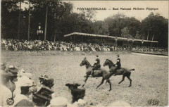 Fontainebleau Raid National Militaire Hippique France à Fontainebleau