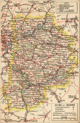 Seine-et-Marne Carte Map