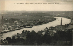 Montereau - Le Circuit de la Seine vue prise de Surville