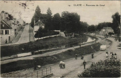 Claye - Panorama du Canal