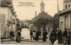 Saint-Mammes Crue de la Seine Grande Rue à Saint-Mammès