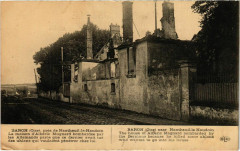 Baron - La Maison d'Alberic Magnard Bombardee par les Allemands 
