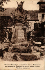 Monument eleve par souscription Franco-Americaine aux enfants -
													77 Seine et Marne
												
