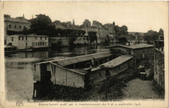 Bateau-Lavoir coute par le bombardement des 8 et 9 sept. 1914