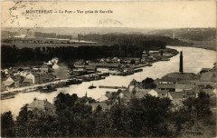 Montereau - Le Port - Vue prise de Surville -
													77 Seine et Marne
												