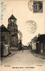 Montge - Rue de l'Eglise