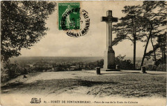 Foret de Fontainebleau - Point de vue de la Croix du Calvaire à Fontainebleau