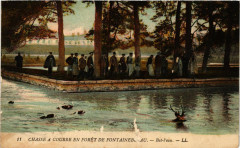 Chasse a courre en Foret de Fontainebleau - Bat-l'eau à Fontainebleau