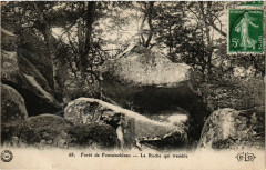Foret de Fontainebleau - La Roche qui tremble à Fontainebleau