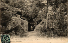 Foret de Fontainebleau - Le Passage des Francs-Tireurs à Fontainebleau