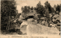 Fontainebleau - La Foret - Rochers du Cuvier Chatillon à Fontainebleau