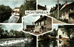 Image de France Le Grand Morin - Vieilles maisons Le barrage.