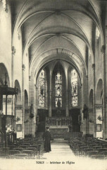 Intérieur de l'Eglise à Torcy