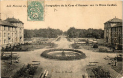 Perspective de la Cour d'Honneur vue du Dome Central