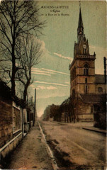 Maisons-Laffitte Eglise et la Rue de la Mnette à Maisons-Laffitte