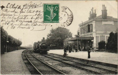 Les Clayes - La Care et locomotive a vapeur