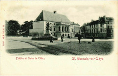 Théâtre et Statue de Thiers à Saint-Germain-en-Laye