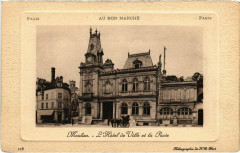 Meulan - L'Hotel de Ville et la Poste