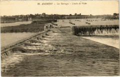 Andresy - Les Barrages - Limite de Peche à Andrésy
