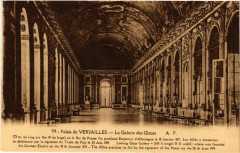 Palais de Versailles - La Galerie des Glaces -
																					78000 Versailles
																			