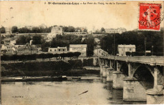 Saint-Germain-en-Laye - Le Pont du Pecq vu de la Terrasse à Saint-Germain-en-Laye