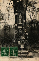 Carte postale ancienne Le Chêne de la Vierge
                                                                     à Viroflay
                                